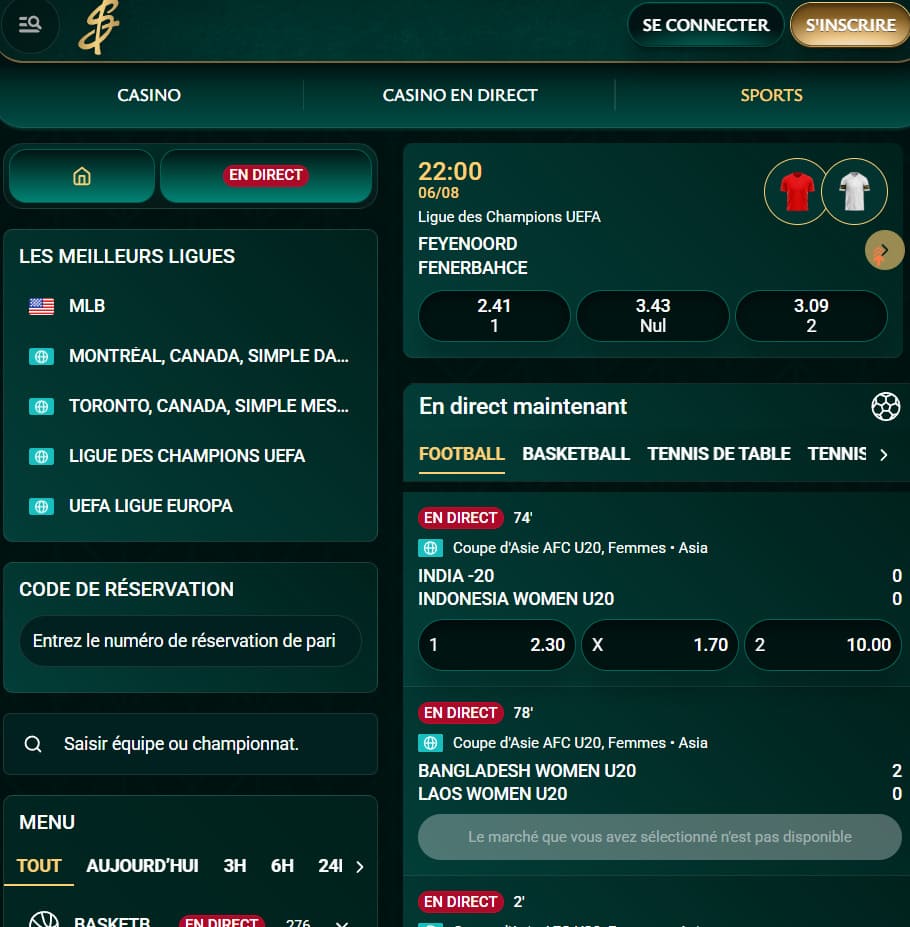 Dépôt via Apple Pay sur l’application mobile Cashed Casino